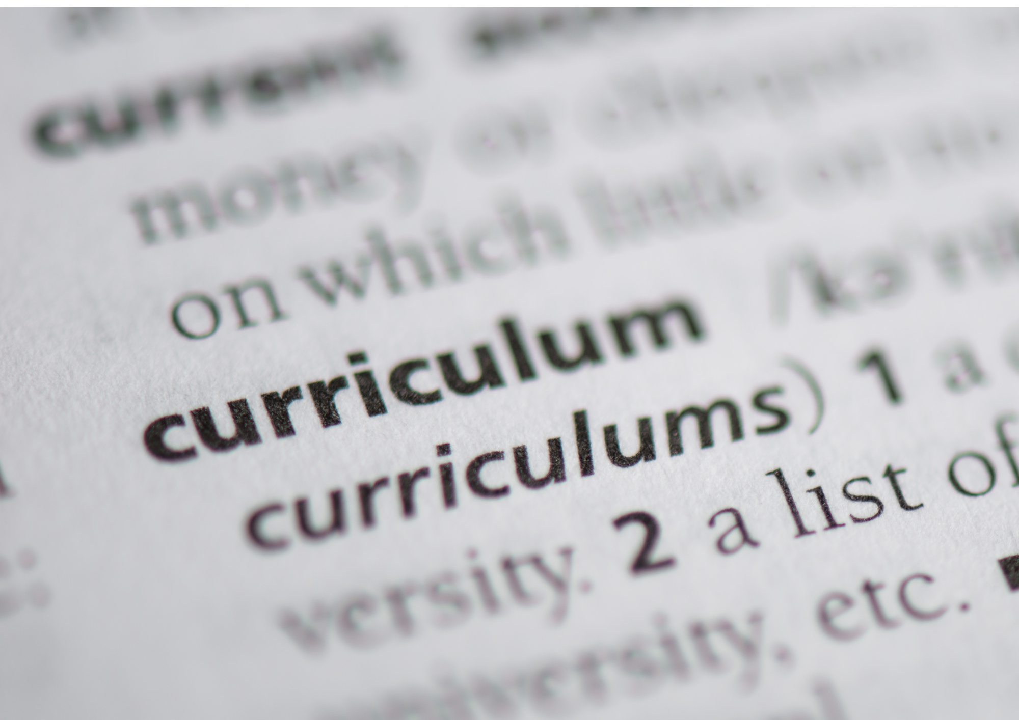 Curriculum courses 